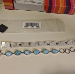 Gem Insider Jewelry - Larimar & Sterling silver bracelet Gem Insider Jewelry - Larimar & Sterling silver bracelet